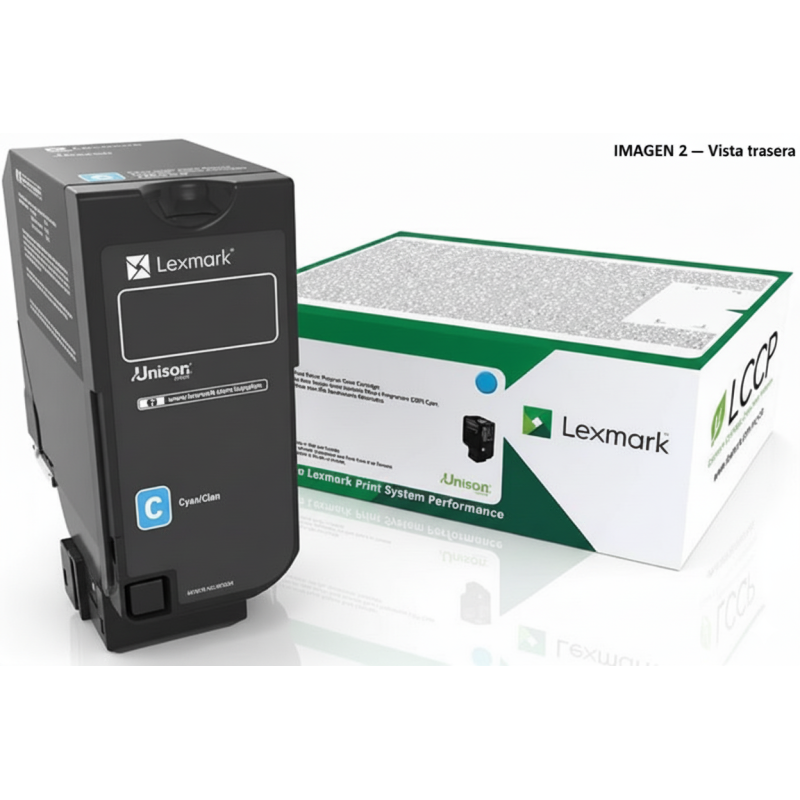 Comprar Tóner Lexmark 74C4HC0 Cyan Original en Colombia | Envío Rápido