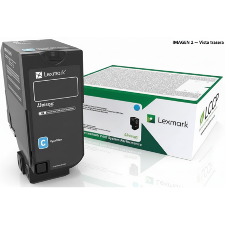 Comprar Tóner Lexmark 74C4HC0 Cyan Original en Colombia | Envío Rápido