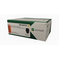 Comprar Tóner Lexmark 74C4HY0 Amarillo Original en Colombia | Envío Rápido