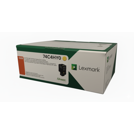 Comprar Tóner Lexmark 74C4HY0 Amarillo Original en Colombia | Envío Rápido