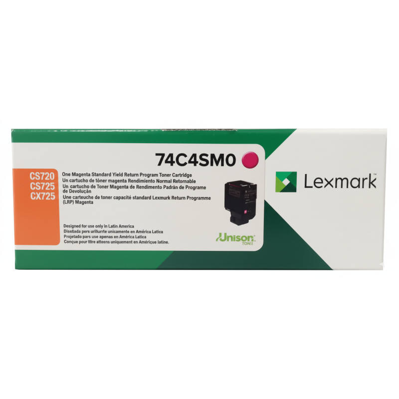 Comprar Tóner Lexmark 74C4SM0 Magenta Original en Colombia | Envío Rápido