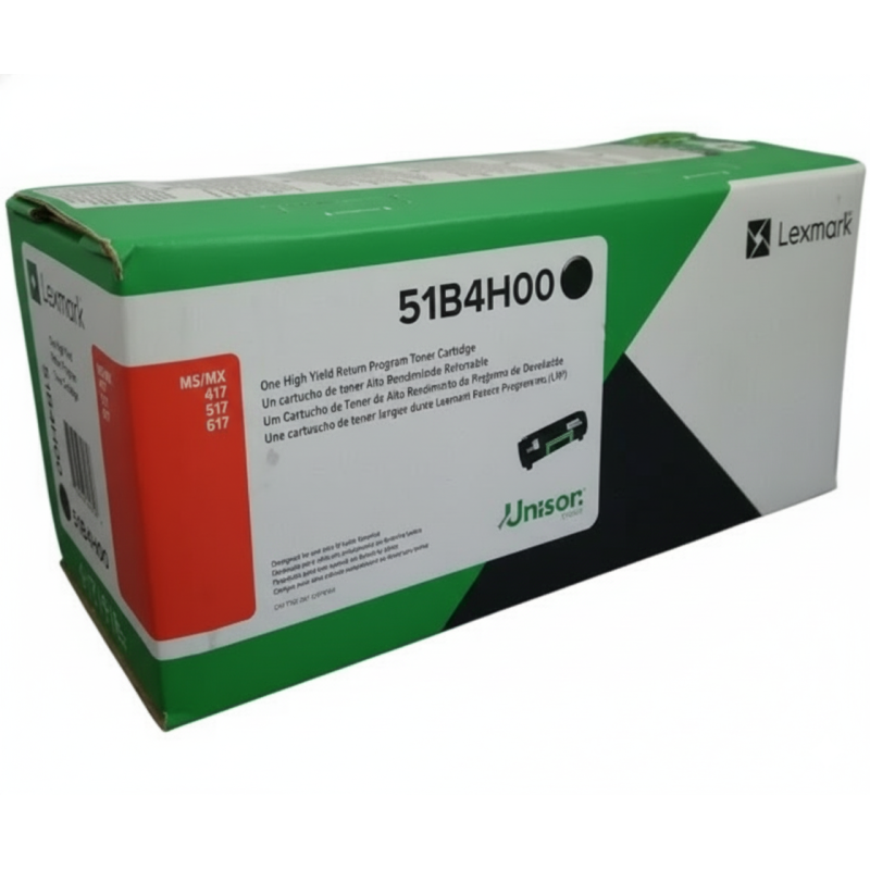 Comprar Tóner Lexmark 51B4H00 Negro Original en Colombia | Envío Rápido