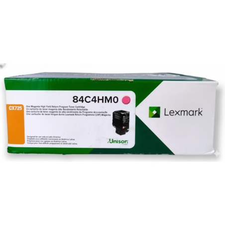 Comprar Tóner Lexmark 84C4HM0 Magenta Original en Colombia | Envío Rápido