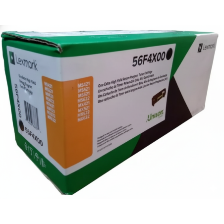 Comprar Tóner Lexmark 56F4X00 Negro Original en Colombia | Envío Rápido