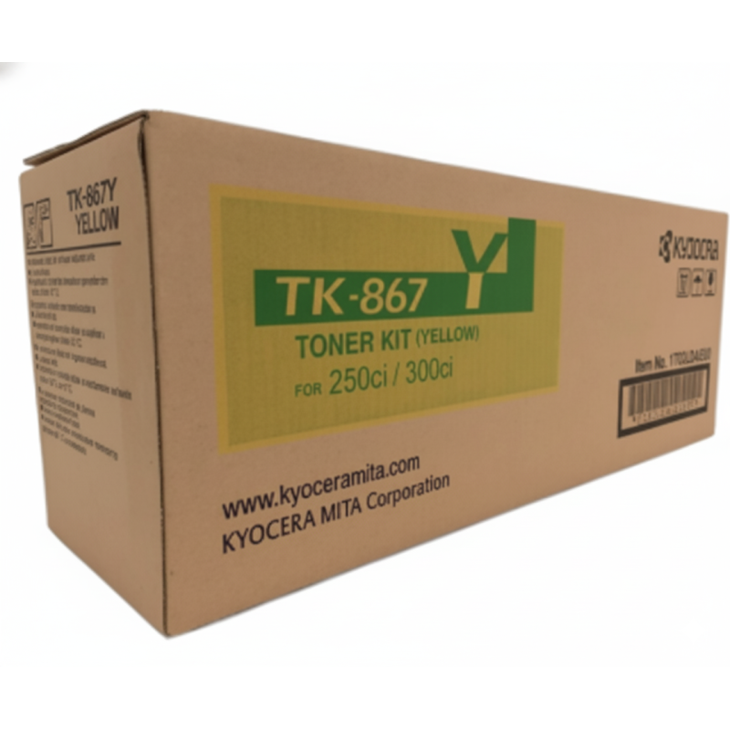 Comprar Tóner Kyocera TK-867 Amarillo Original en Colombia | Envío Rápido