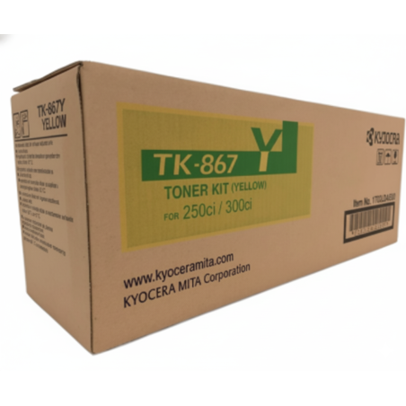 Comprar Tóner Kyocera TK-867 Amarillo Original en Colombia | Envío Rápido