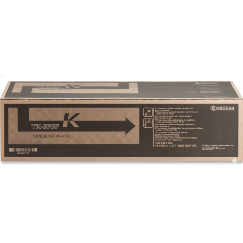 Comprar Tóner Kyocera TK-8707 Negro Original en Colombia | Envío Rápido