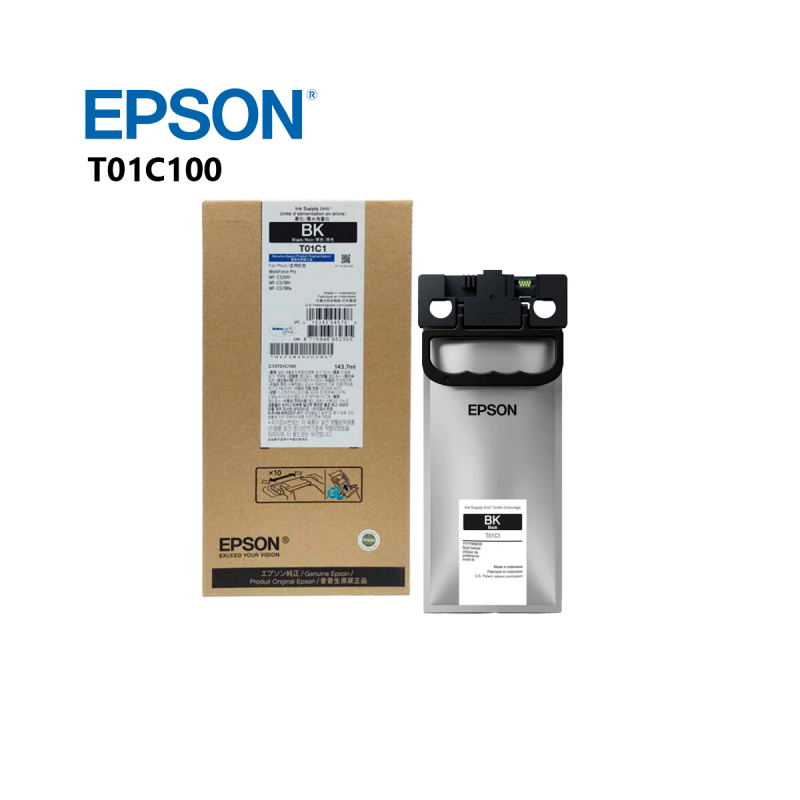 Cartucho de Tinta Epson T01C100 Negro Original