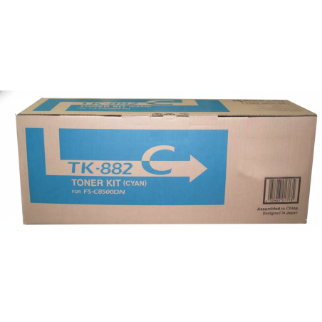 Comprar Tóner Kyocera TK-882 Cyan Original en Colombia | Envío Rápido