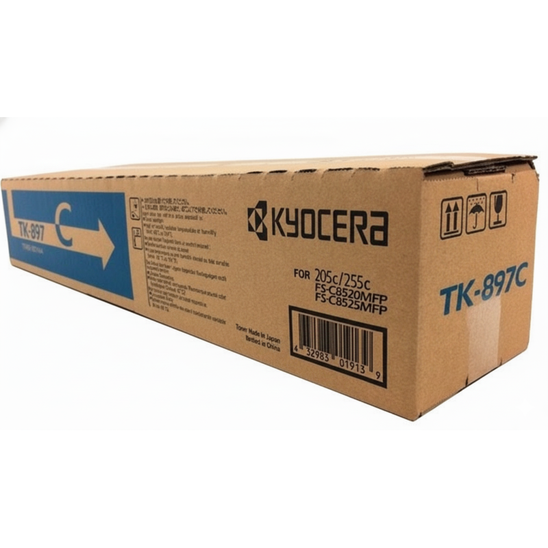 Comprar Tóner Kyocera TK-897 Cyan Original en Colombia | Envío Rápido