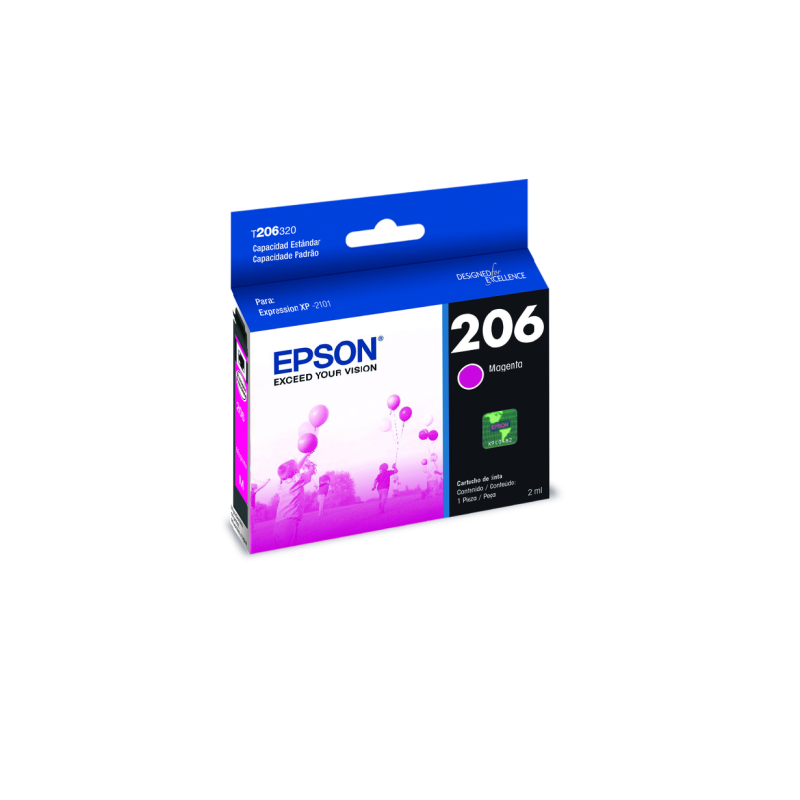 Cartucho de Tinta Epson T206320-AL Magenta Original