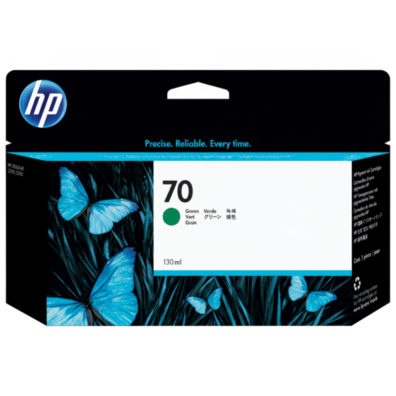 Comprar Cartucho de Tinta HP 70 (C9457A) Verde Original | Envío Colombia