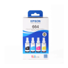 Botella de Tinta Epson T664520-4P Negro -Cyan - Amarillo - Magenta Original