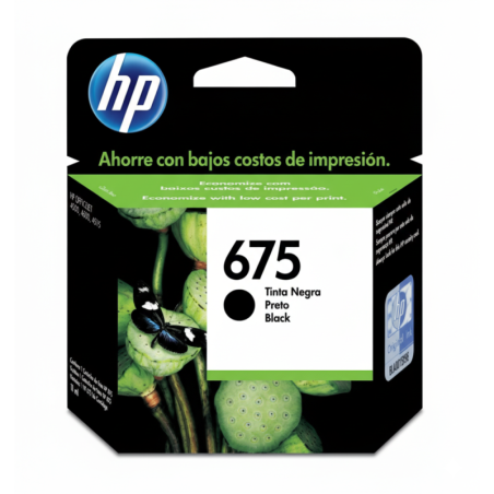 Comprar Cartucho de Tinta HP 675 (CN690AL) Negro Original | Envío Colombia