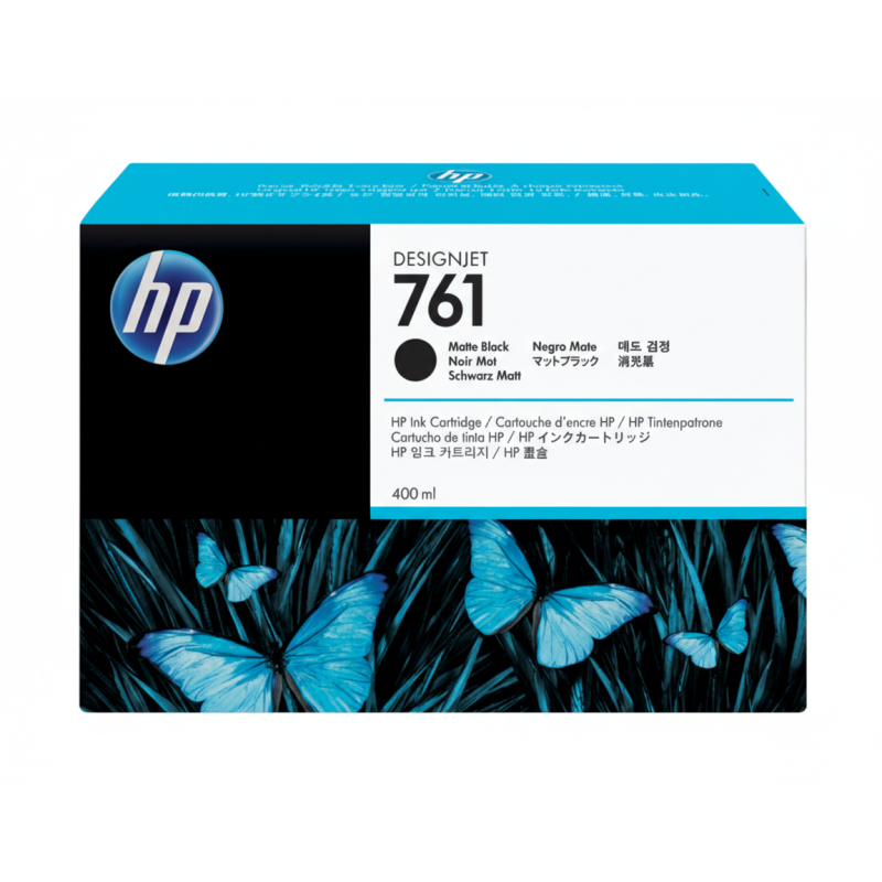 Comprar Cartucho de Tinta HP 761 (CM991A) Negro Mate Original | Envío Colombia