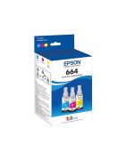 Cartucho de Tinta Epson T664520-TRI Cyan/Magenta/Amarillo Original