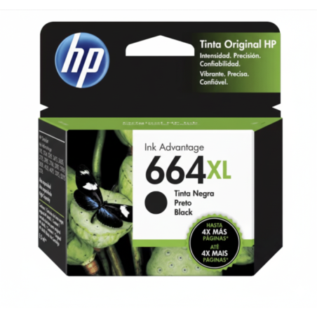 Comprar Cartucho de Tinta HP 664XL (F6V31AL) Negro Original | Envío Colombia