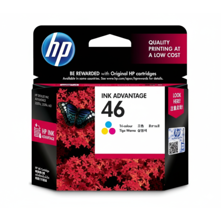 Comprar Cartucho de Tinta HP 46 (CZ638AL) Tricolor Original | Envío Colombia