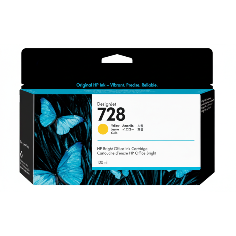 Comprar Cartucho de Tinta HP 728 (F9J65A) Amarillo Original | Envío Colombia