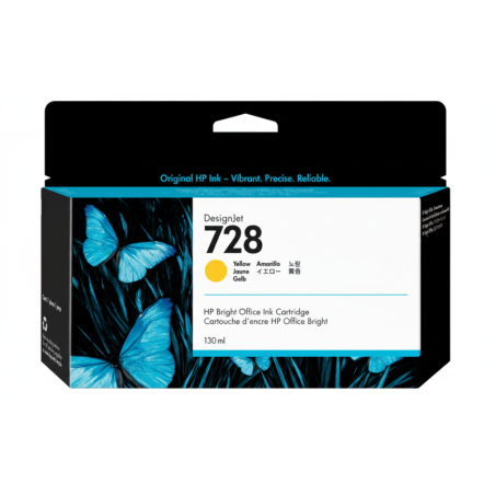 Comprar Cartucho de Tinta HP 728 (F9J65A) Amarillo Original | Envío Colombia