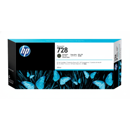 Comprar Cartucho de Tinta HP 728 (F9J68A) Negro Mate Original | Envío Colombia