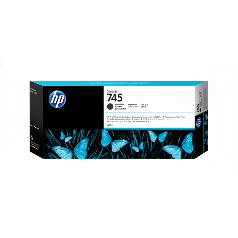 Comprar Cartucho de Tinta HP 745 (F9K05A) Negro Mate Original | Envío Colombia