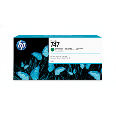 Comprar Cartucho de Tinta HP 747 (P2V84A) Verde Cromático | Envío Colombia