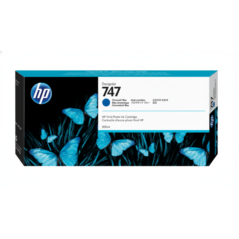 Comprar Cartucho de Tinta HP 747 (P2V85A) Azul Cromático | Envío Colombia