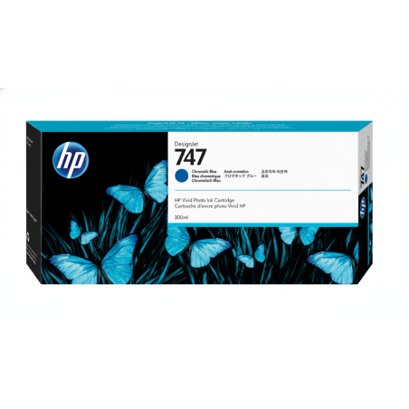 Comprar Cartucho de Tinta HP 747 (P2V85A) Azul Cromático | Envío Colombia