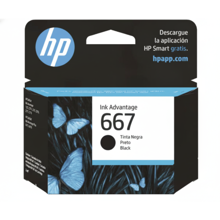 Comprar Cartucho de Tinta HP 667 (3YM79AL) Negro | Envío Colombia