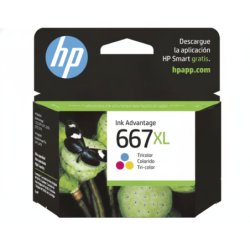 Comprar Cartucho de Tinta HP 667XL (3YM80AL) Tricolor | Envío Colombia
