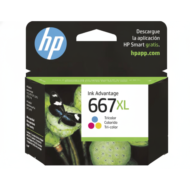 Comprar Cartucho de Tinta HP 667XL (3YM80AL) Tricolor | Envío Colombia