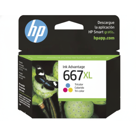 Comprar Cartucho de Tinta HP 667XL (3YM80AL) Tricolor | Envío Colombia