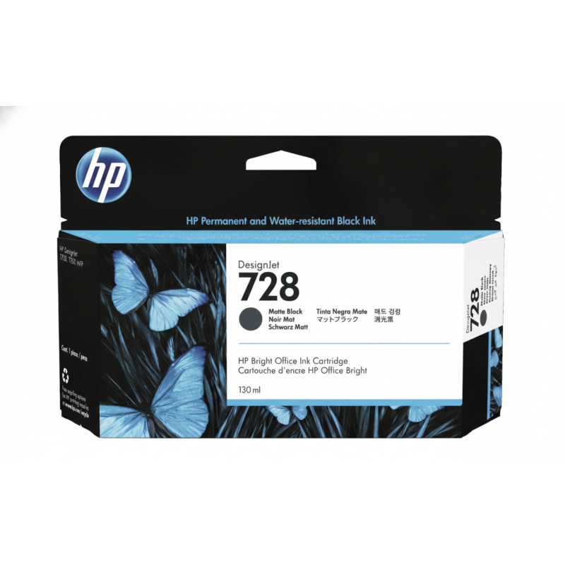Comprar Cartucho de Tinta HP 728 (3WX25A) Negro Mate | Envío Colombia
