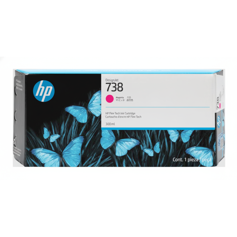 Comprar Cartucho de Tinta HP 738 (676M7A) Magenta | Envío Colombia
