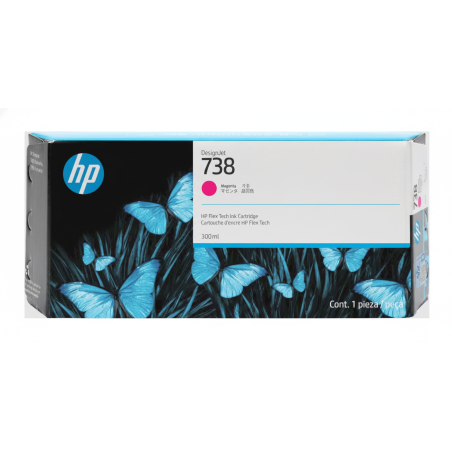 Comprar Cartucho de Tinta HP 738 (676M7A) Magenta | Envío Colombia