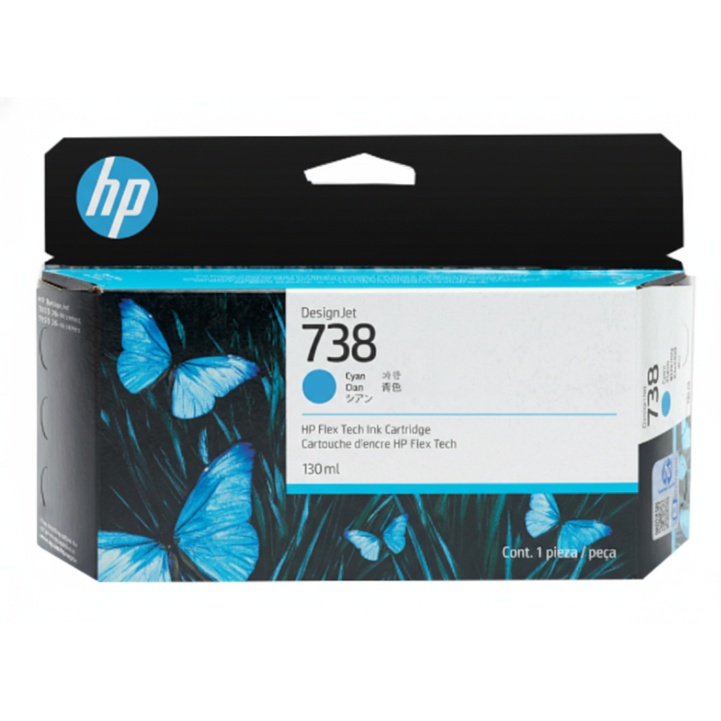 Comprar Cartucho de Tinta HP 738 (498N5A) Cyan | Envío Colombia