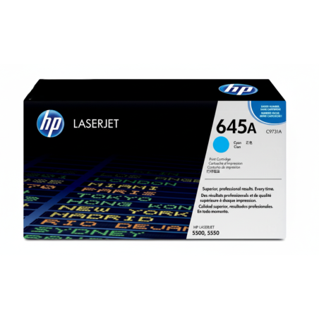 Comprar Tóner HP 645A (C9731A) Cyan Original | Envío Colombia