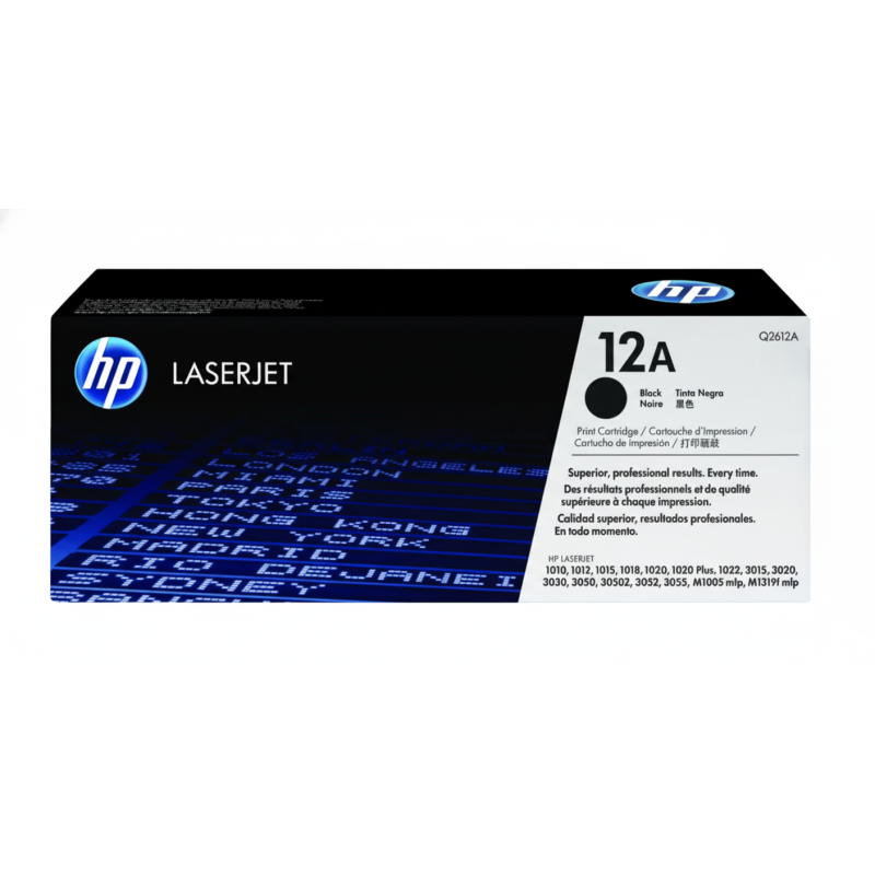 Comprar Tóner HP 12A (Q2612A) Negro Original | Envío Colombia