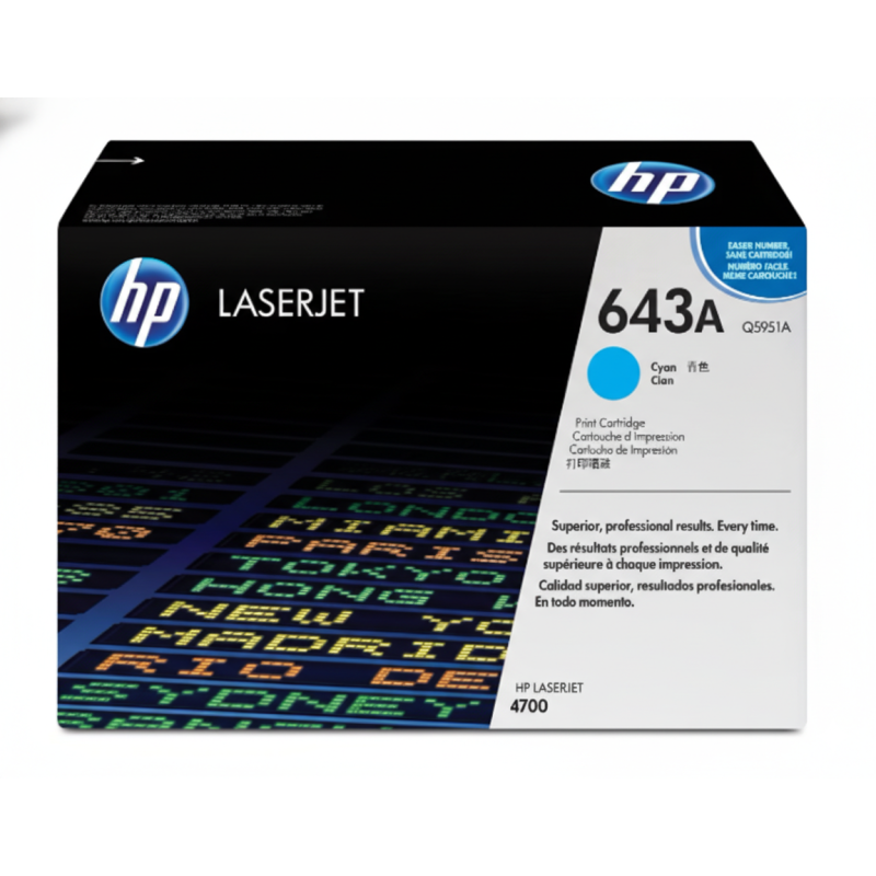 Comprar Tóner HP 643A (Q5951A) Cyan Original | Envío Colombia