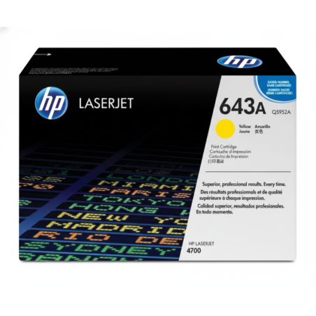 Comprar Tóner HP 643A (Q5952A) Amarillo Original | Envío Colombia