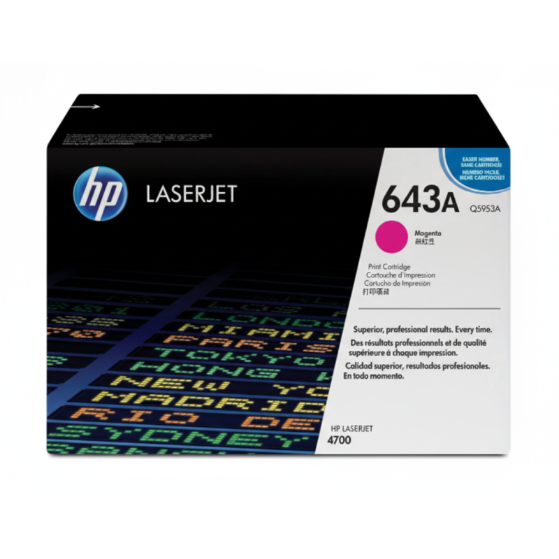 Comprar Tóner HP 643A (Q5953A) Magenta Original | Envío Colombia