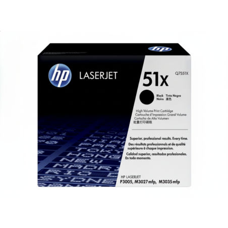 Comprar Tóner HP 51X (Q7551X) Negro Original | Envío Colombia