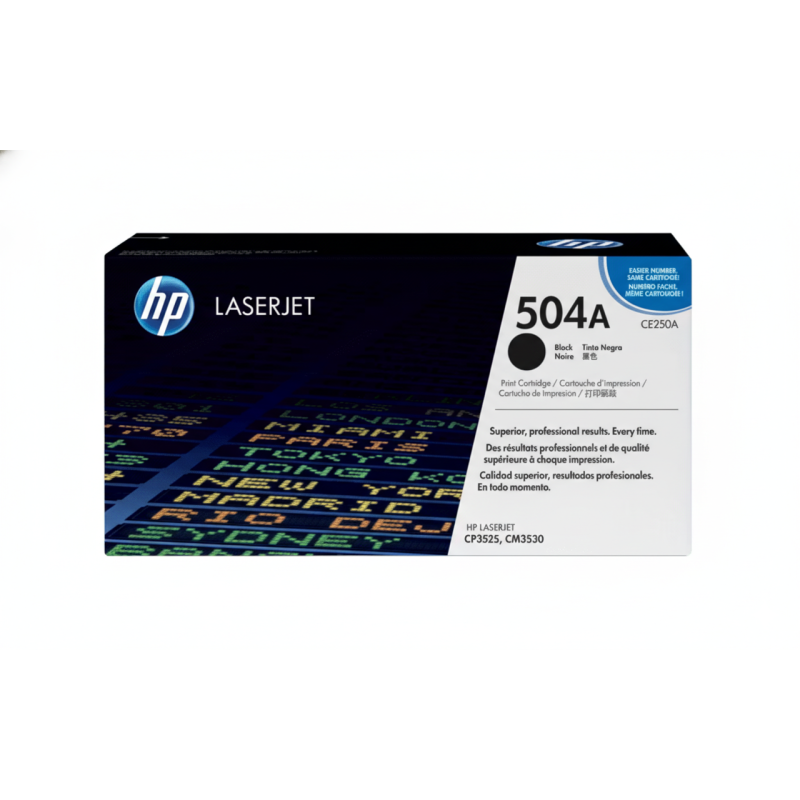 Comprar Tóner HP 504A (CE250A) Negro Original | Envío Colombia