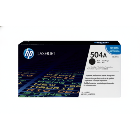 Comprar Tóner HP 504A (CE250A) Negro Original | Envío Colombia