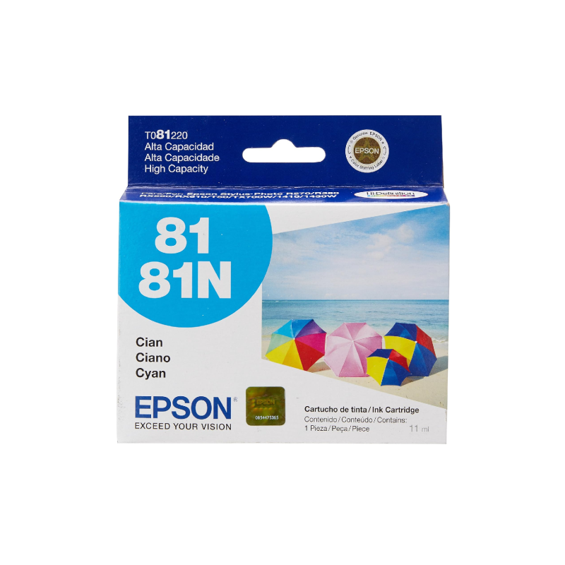 Cartucho de Tinta Epson T081220-AL Cyan Original