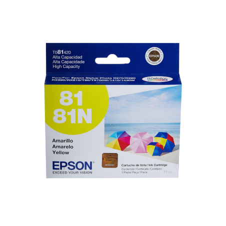 Cartucho de Tinta Epson T081420-AL Amarillo Original
