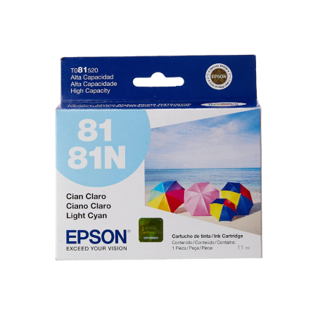 Cartucho de Tinta Epson T081520-AL Light Cyan Original