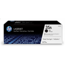 Comprar Pack de 2 cartuchos de Tóner Negro HP 35A (CB435AD) Original | Envío Colombia
