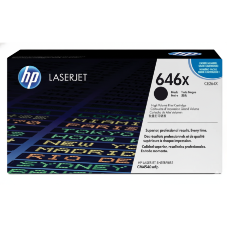 Comprar Tóner HP 646X (CE264X) Negro Original | Envío Colombia
